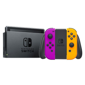 Nintendo Switch - Purple & Orange - Refurbished C
